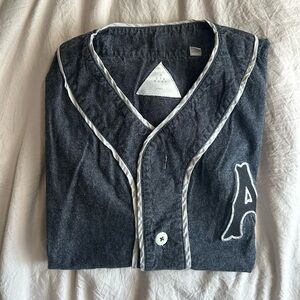 vintage button up baseball jersey